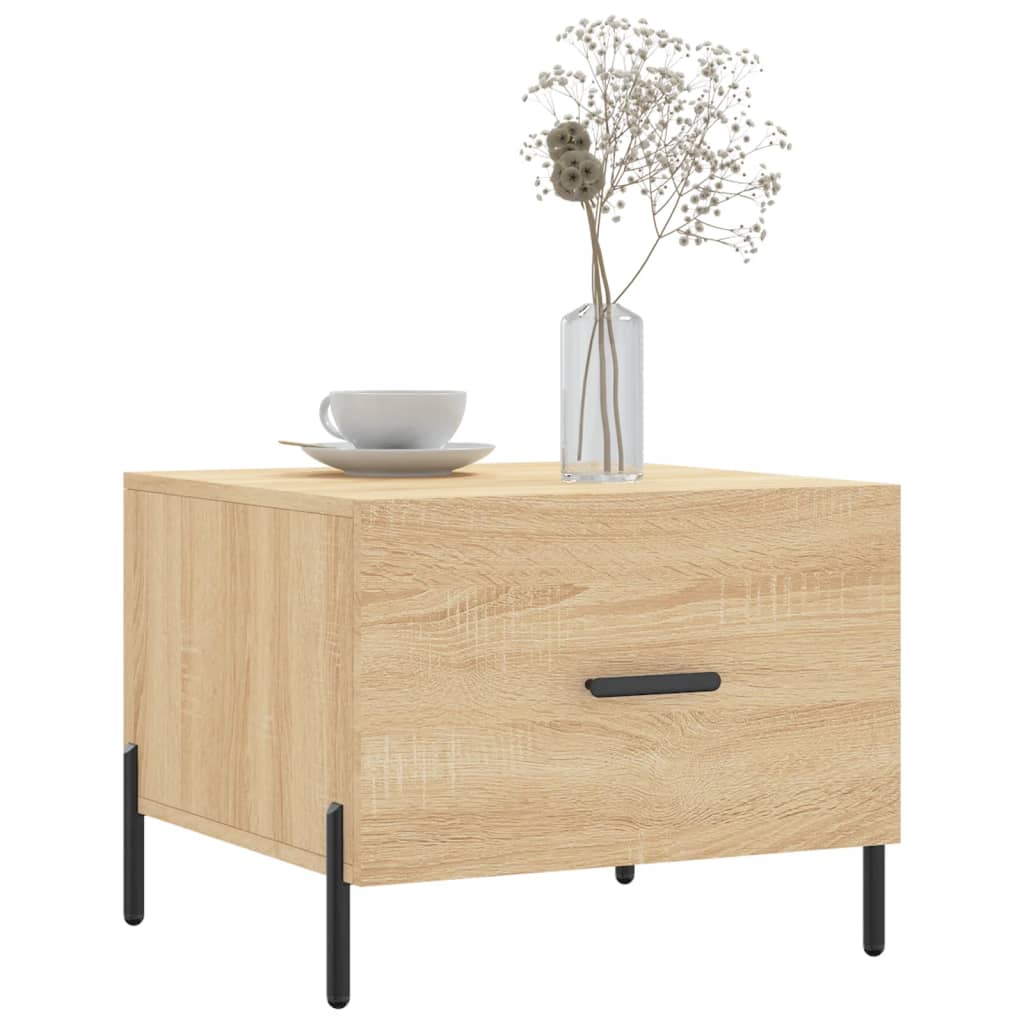 Couchtische 2 Stk. Sonoma-Eiche 50x50x40 cm Holzwerkstoff - Pazzar.ch