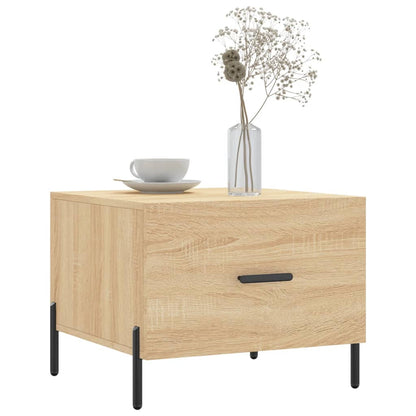Couchtische 2 Stk. Sonoma-Eiche 50x50x40 cm Holzwerkstoff - Pazzar.ch