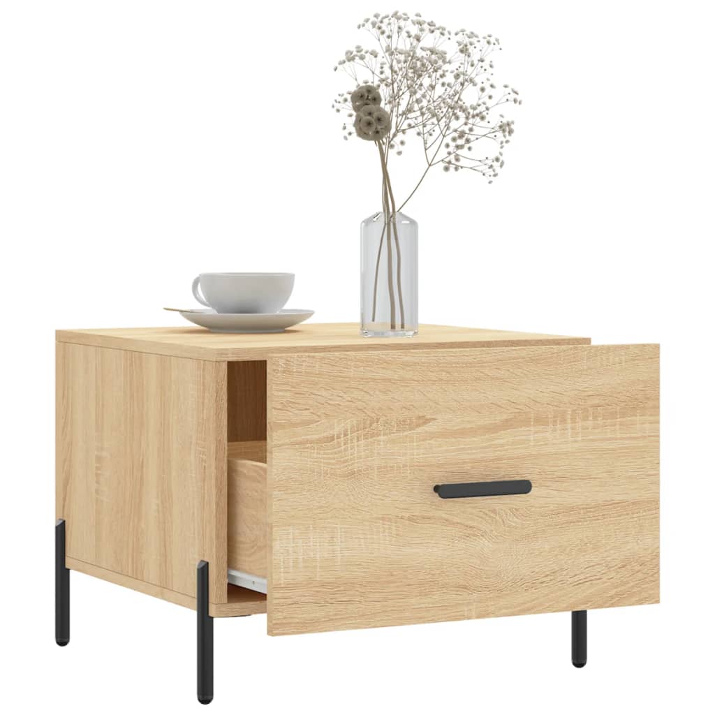 Couchtische 2 Stk. Sonoma-Eiche 50x50x40 cm Holzwerkstoff - Pazzar.ch