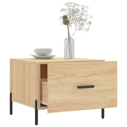 Couchtische 2 Stk. Sonoma-Eiche 50x50x40 cm Holzwerkstoff - Pazzar.ch