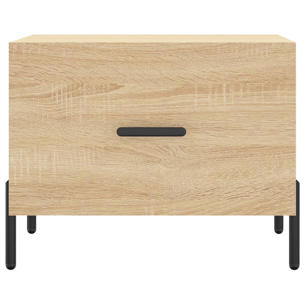Couchtische 2 Stk. Sonoma-Eiche 50x50x40 cm Holzwerkstoff - Pazzar.ch