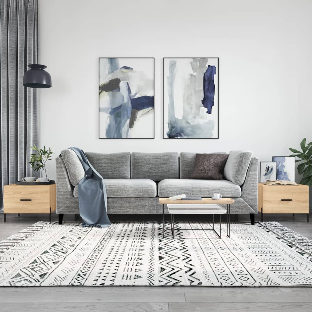 Couchtische 2 Stk. Sonoma-Eiche 50x50x40 cm Holzwerkstoff - Pazzar.ch
