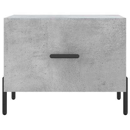Couchtisch Betongrau 50x50x40 cm Holzwerkstoff - Pazzar.ch