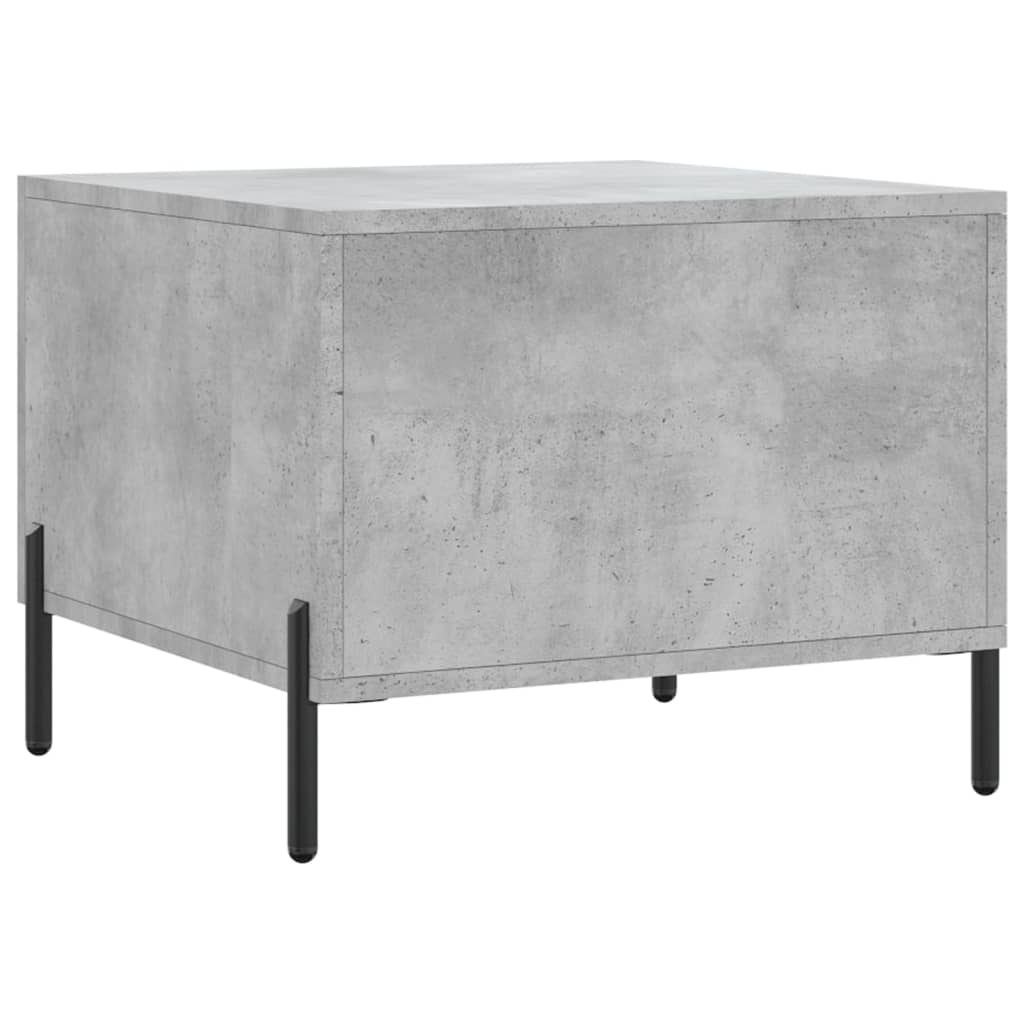 Couchtisch Betongrau 50x50x40 cm Holzwerkstoff - Pazzar.ch
