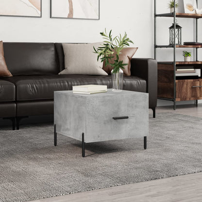 Couchtisch Betongrau 50x50x40 cm Holzwerkstoff - Pazzar.ch