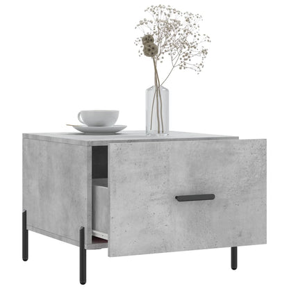 Couchtische 2 Stk. Betongrau 50x50x40 cm Holzwerkstoff - Pazzar.ch
