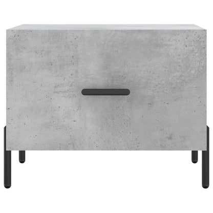 Couchtische 2 Stk. Betongrau 50x50x40 cm Holzwerkstoff - Pazzar.ch