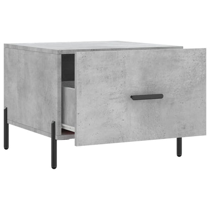 Couchtische 2 Stk. Betongrau 50x50x40 cm Holzwerkstoff - Pazzar.ch