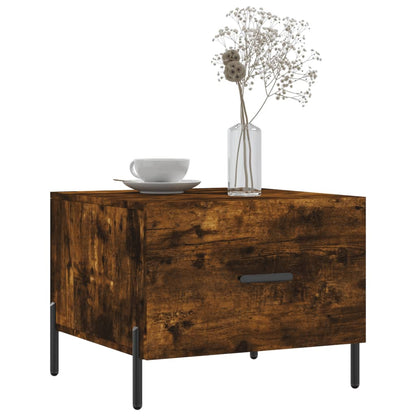 Couchtische 2 Stk. Räuchereiche 50x50x40 cm Holzwerkstoff - Pazzar.ch
