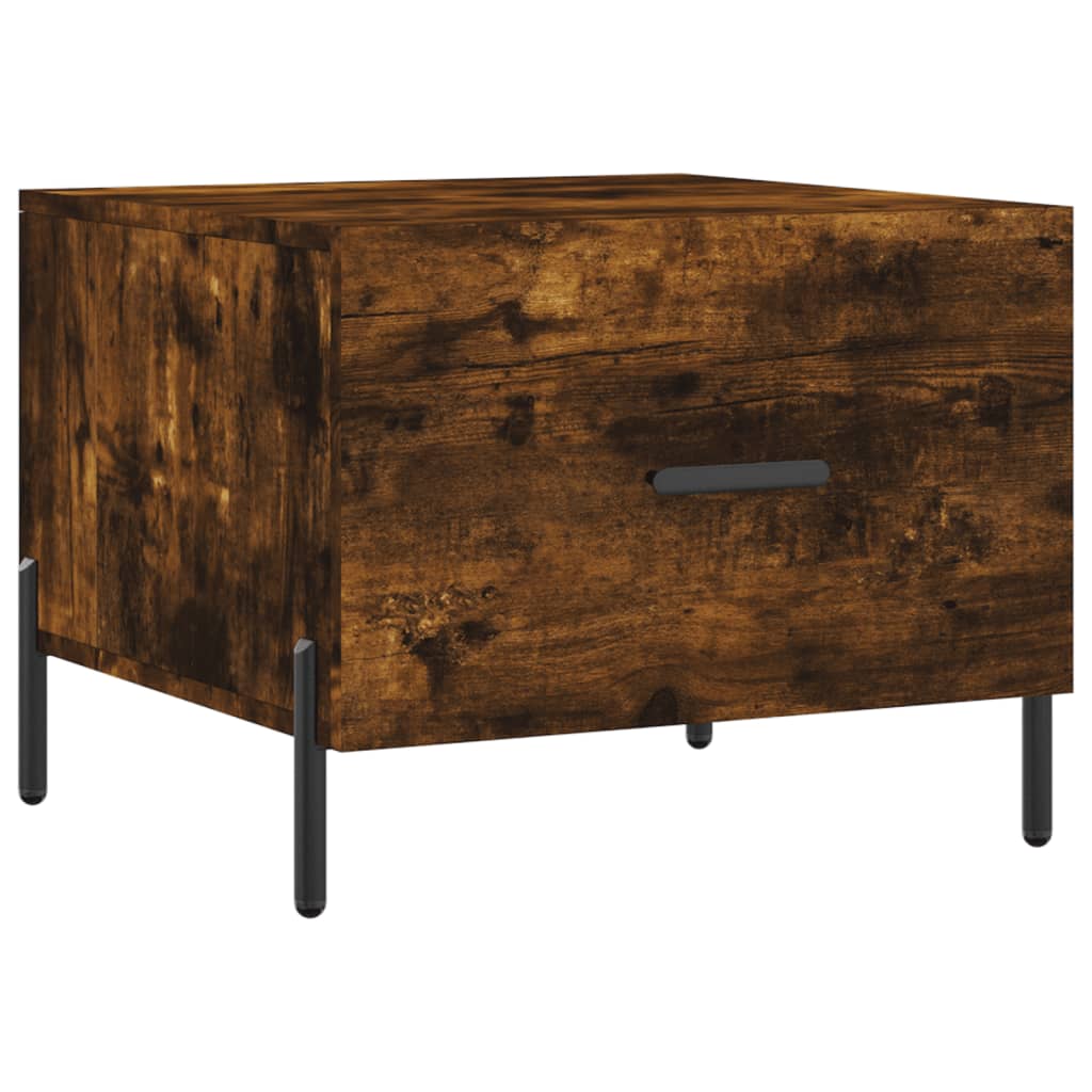 Couchtische 2 Stk. Räuchereiche 50x50x40 cm Holzwerkstoff - Pazzar.ch