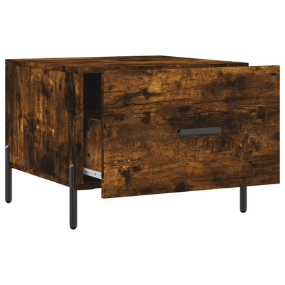 Couchtische 2 Stk. Räuchereiche 50x50x40 cm Holzwerkstoff - Pazzar.ch