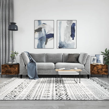 Couchtische 2 Stk. Räuchereiche 50x50x40 cm Holzwerkstoff - Pazzar.ch