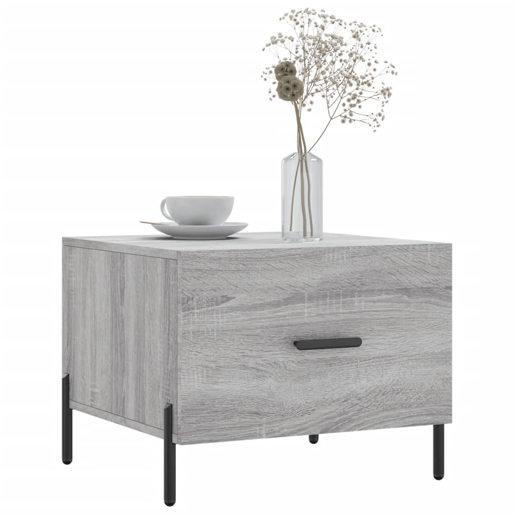 Couchtische 2 Stk. Grau Sonoma 50x50x40 cm Holzwerkstoff - Pazzar.ch