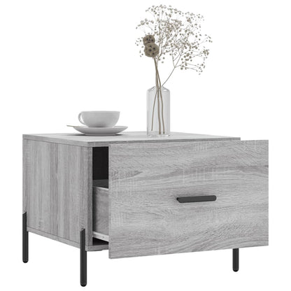 Couchtische 2 Stk. Grau Sonoma 50x50x40 cm Holzwerkstoff - Pazzar.ch