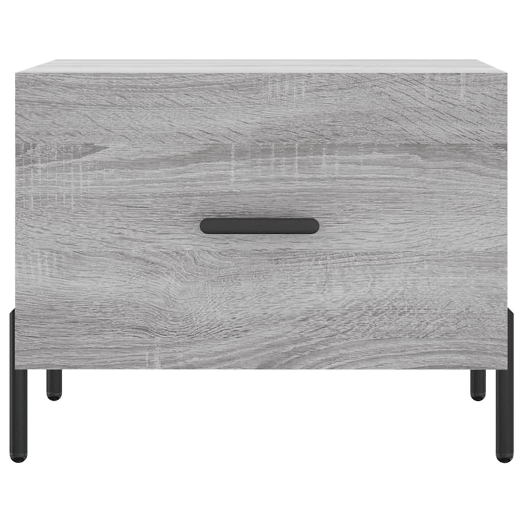 Couchtische 2 Stk. Grau Sonoma 50x50x40 cm Holzwerkstoff - Pazzar.ch