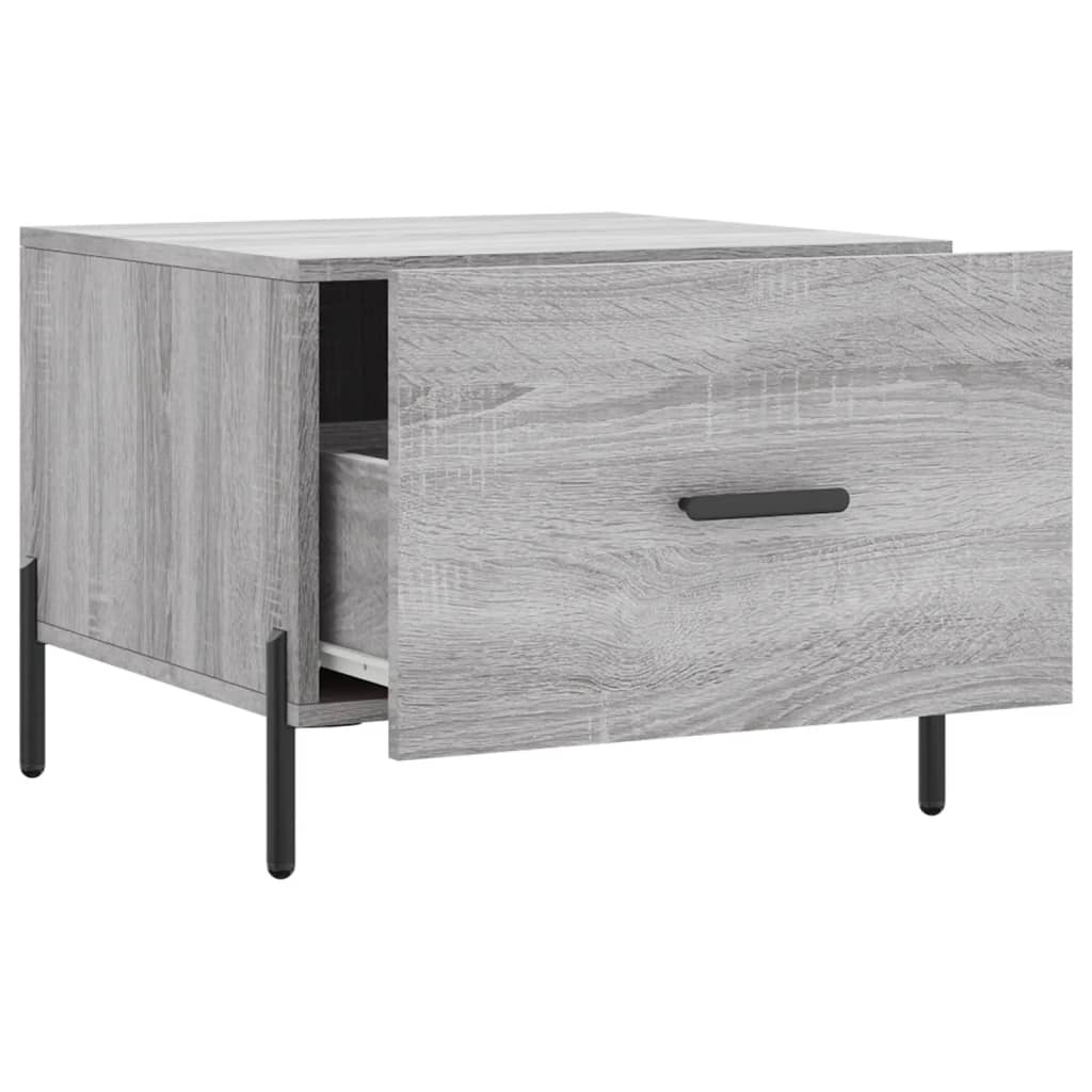 Couchtische 2 Stk. Grau Sonoma 50x50x40 cm Holzwerkstoff - Pazzar.ch