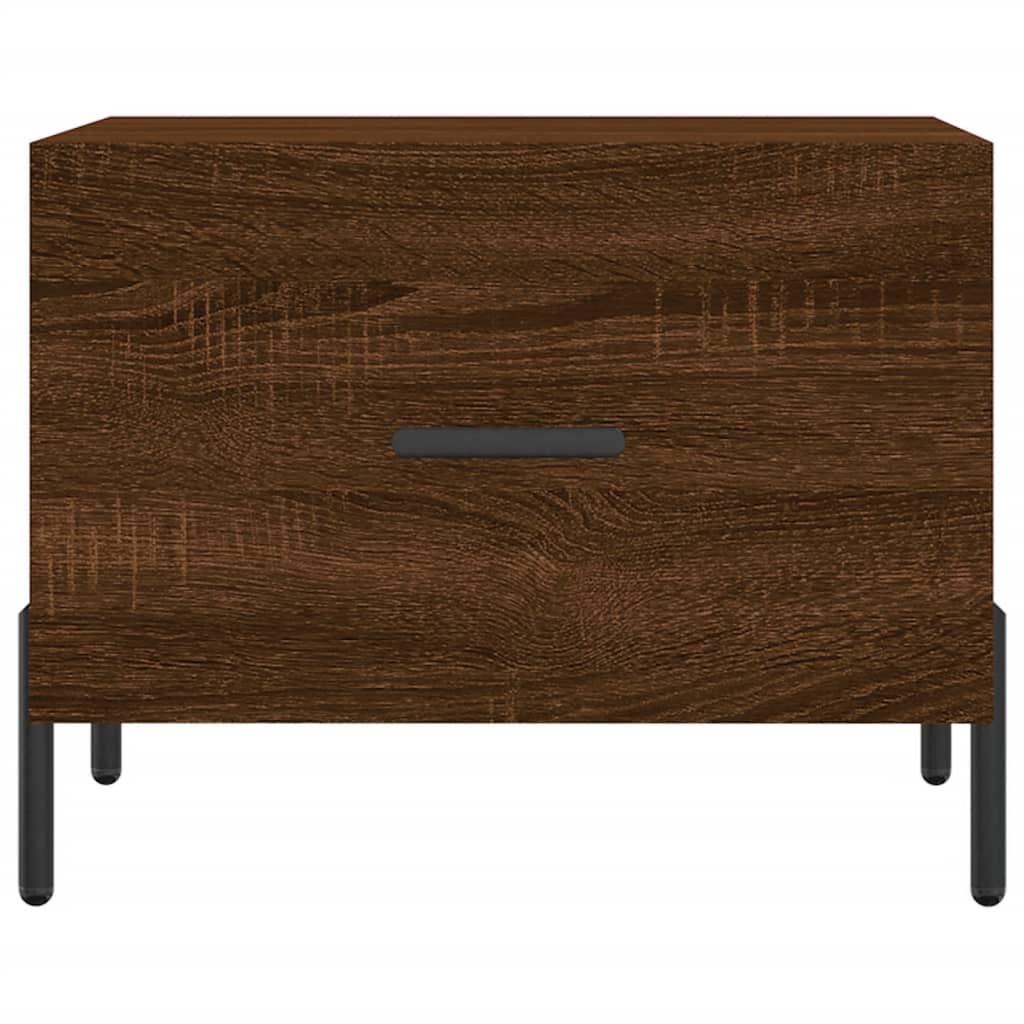 Couchtische 2 Stk. Braun Eichen-Optik 50x50x40 cm Holzwerkstoff - Pazzar.ch