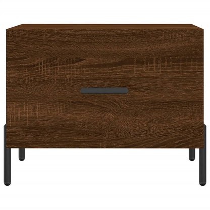 Couchtische 2 Stk. Braun Eichen-Optik 50x50x40 cm Holzwerkstoff - Pazzar.ch