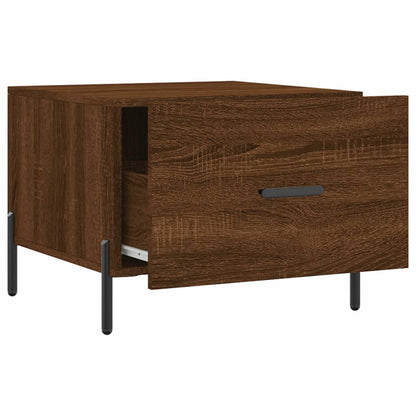 Couchtische 2 Stk. Braun Eichen-Optik 50x50x40 cm Holzwerkstoff - Pazzar.ch