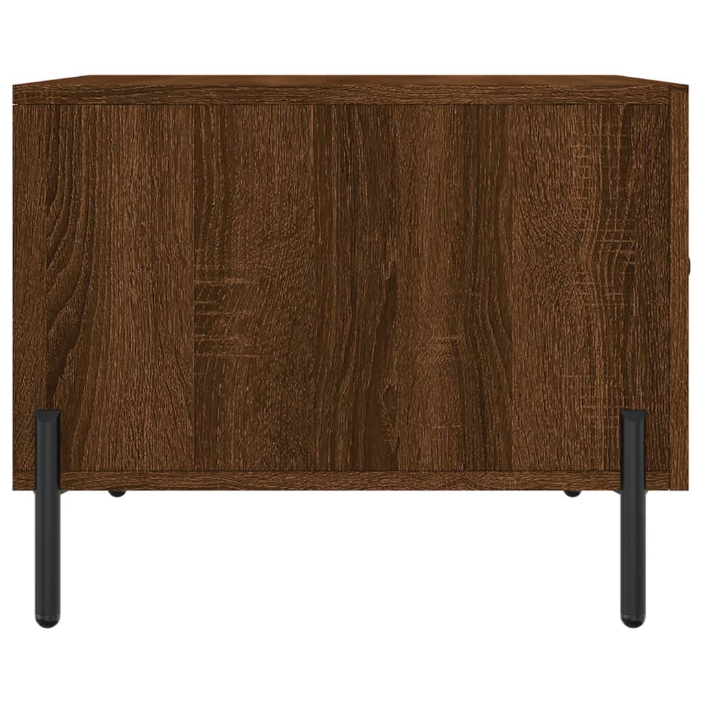 Couchtische 2 Stk. Braun Eichen-Optik 50x50x40 cm Holzwerkstoff - Pazzar.ch