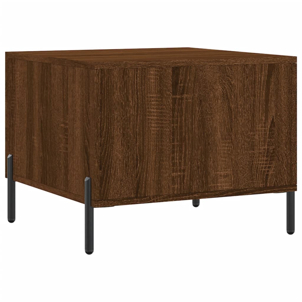 Couchtische 2 Stk. Braun Eichen-Optik 50x50x40 cm Holzwerkstoff - Pazzar.ch