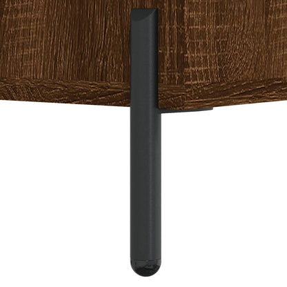 Couchtische 2 Stk. Braun Eichen-Optik 50x50x40 cm Holzwerkstoff - Pazzar.ch
