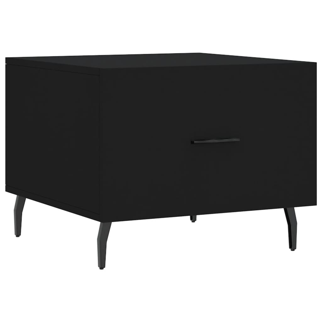 Couchtisch Schwarz 50x50x40 cm Holzwerkstoff - Pazzar.ch
