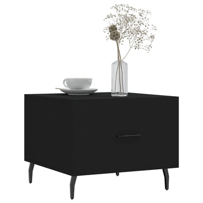 Couchtisch Schwarz 50x50x40 cm Holzwerkstoff - Pazzar.ch