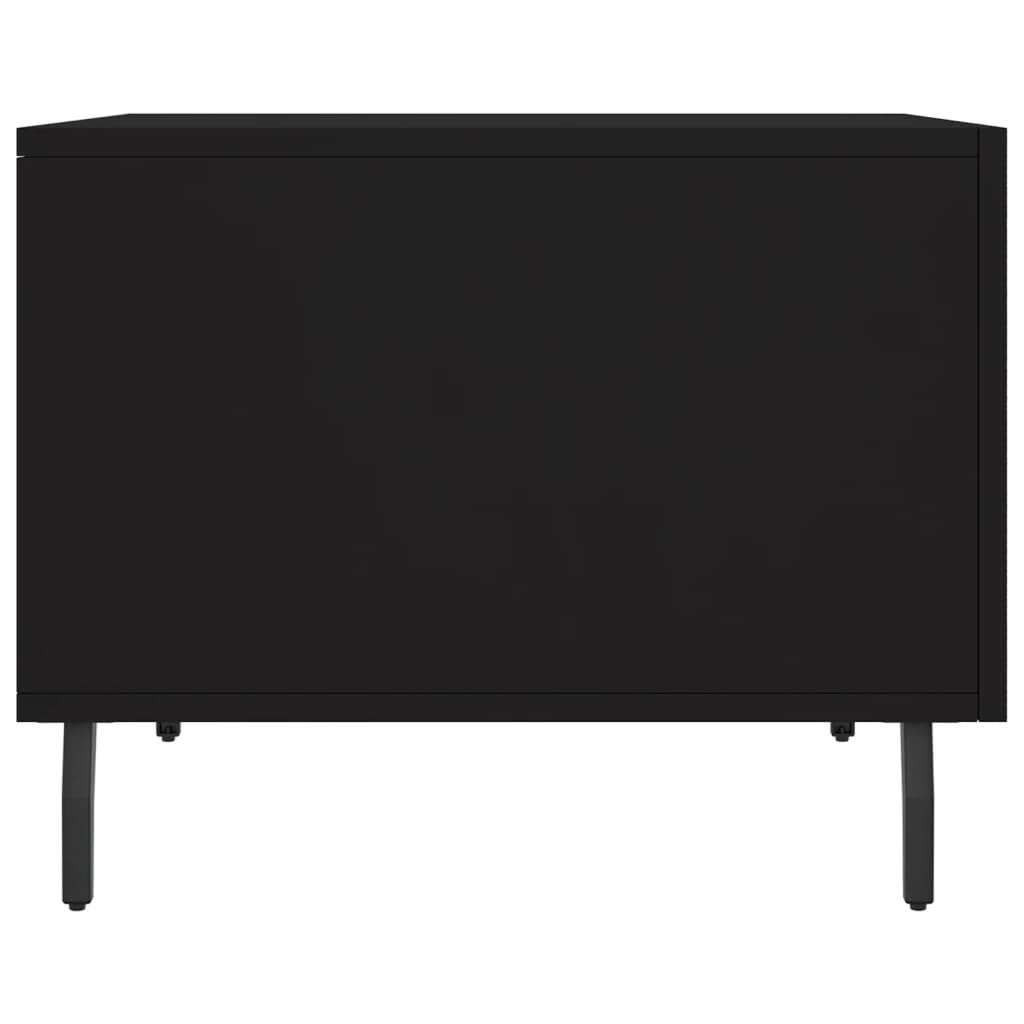 Couchtisch Schwarz 50x50x40 cm Holzwerkstoff - Pazzar.ch