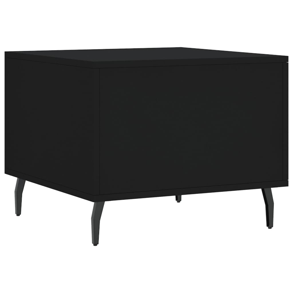 Couchtisch Schwarz 50x50x40 cm Holzwerkstoff - Pazzar.ch