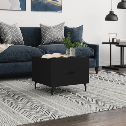 Couchtisch Schwarz 50x50x40 cm Holzwerkstoff - Pazzar.ch