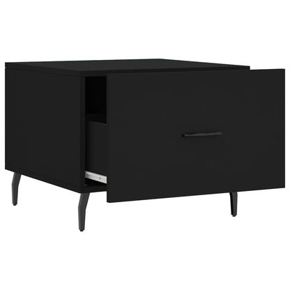 Couchtische 2 Stk. Schwarz 50x50x40 cm Holzwerkstoff - Pazzar.ch