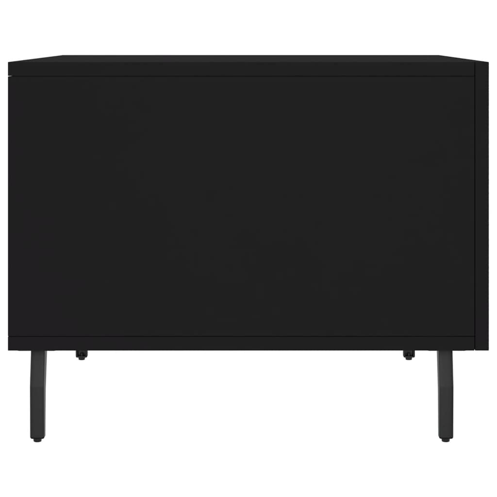 Couchtische 2 Stk. Schwarz 50x50x40 cm Holzwerkstoff - Pazzar.ch