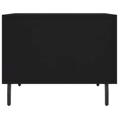 Couchtische 2 Stk. Schwarz 50x50x40 cm Holzwerkstoff - Pazzar.ch