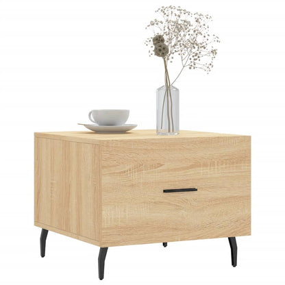 Couchtische 2 Stk. Sonoma-Eiche 50x50x40 cm Holzwerkstoff - Pazzar.ch