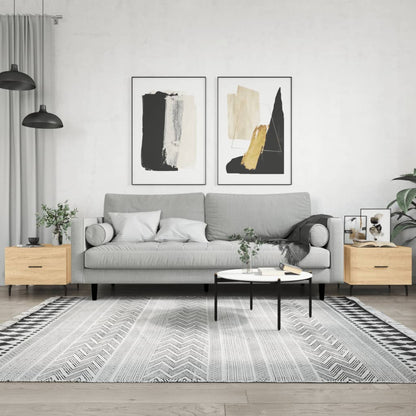 Couchtische 2 Stk. Sonoma-Eiche 50x50x40 cm Holzwerkstoff - Pazzar.ch