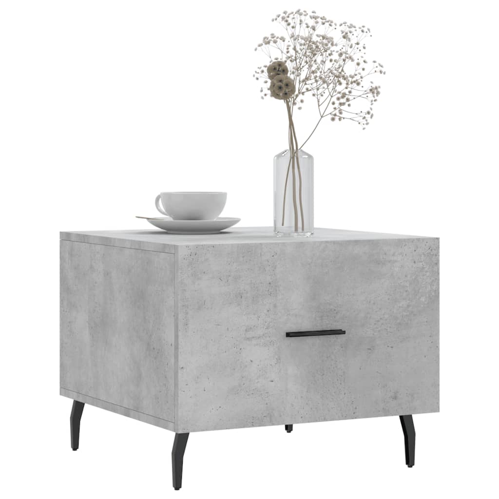 Couchtische 2 Stk. Betongrau 50x50x40 cm Holzwerkstoff - Pazzar.ch