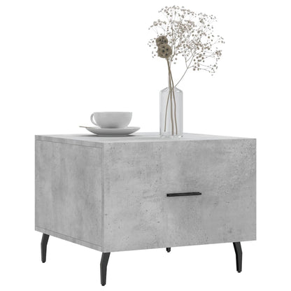 Couchtische 2 Stk. Betongrau 50x50x40 cm Holzwerkstoff - Pazzar.ch