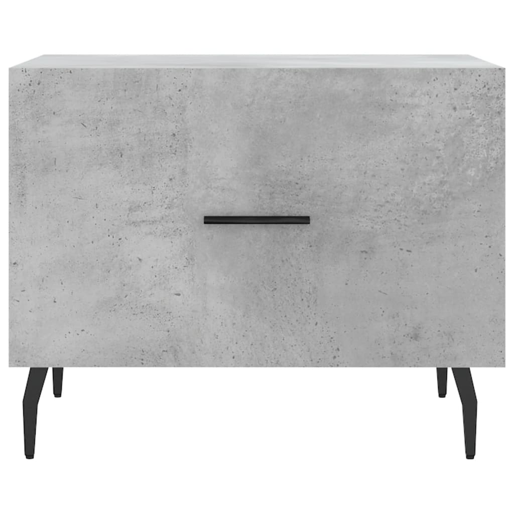 Couchtische 2 Stk. Betongrau 50x50x40 cm Holzwerkstoff - Pazzar.ch