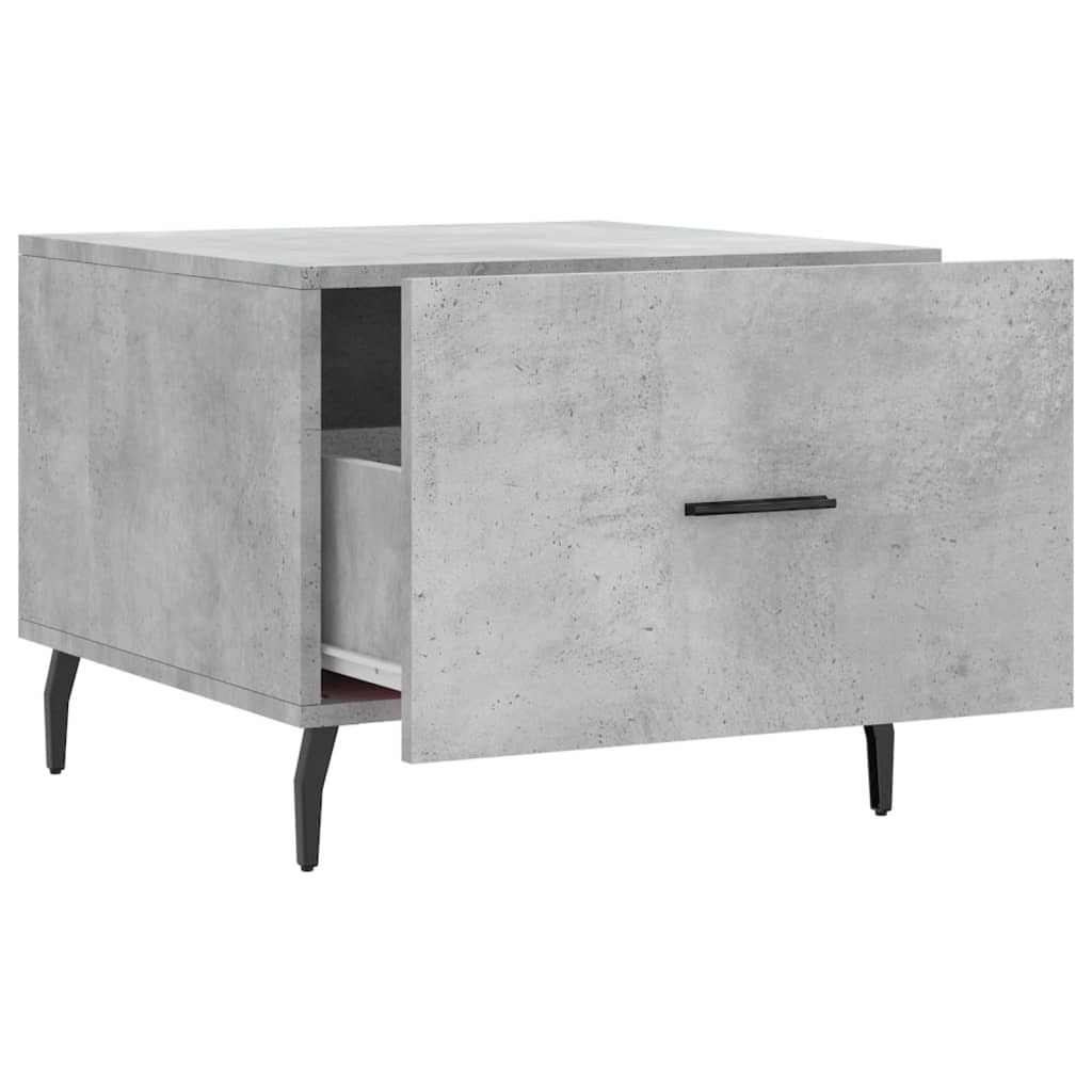 Couchtische 2 Stk. Betongrau 50x50x40 cm Holzwerkstoff - Pazzar.ch