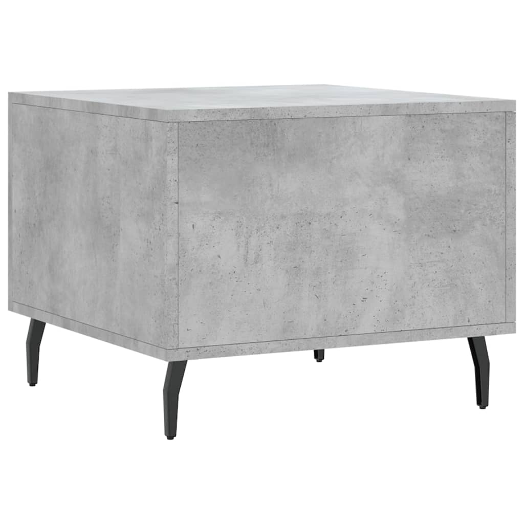 Couchtische 2 Stk. Betongrau 50x50x40 cm Holzwerkstoff - Pazzar.ch