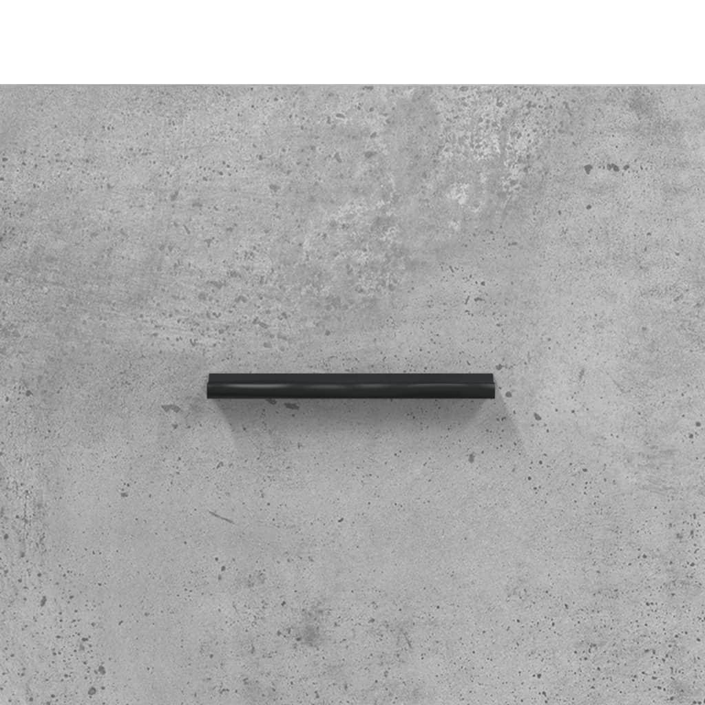 Couchtische 2 Stk. Betongrau 50x50x40 cm Holzwerkstoff - Pazzar.ch