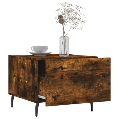 Couchtische 2 Stk. Räuchereiche 50x50x40 cm Holzwerkstoff - Pazzar.ch