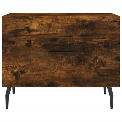 Couchtische 2 Stk. Räuchereiche 50x50x40 cm Holzwerkstoff - Pazzar.ch