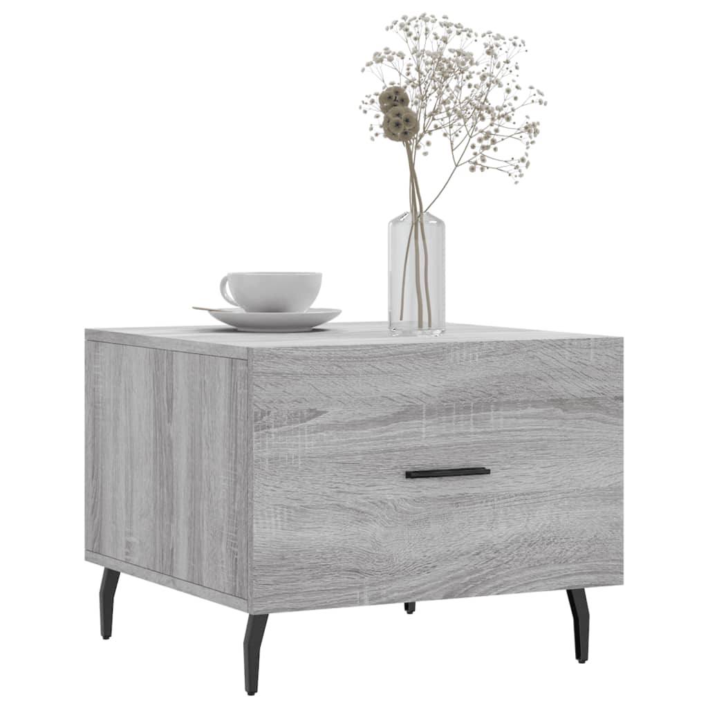 Couchtische 2 Stk. Grau Sonoma 50x50x40 cm Holzwerkstoff - Pazzar.ch