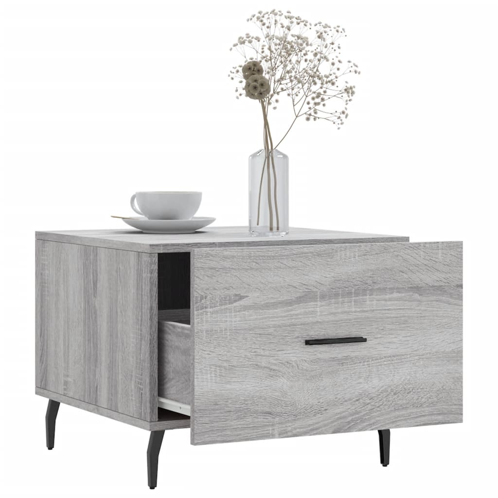 Couchtische 2 Stk. Grau Sonoma 50x50x40 cm Holzwerkstoff - Pazzar.ch