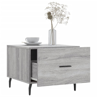 Couchtische 2 Stk. Grau Sonoma 50x50x40 cm Holzwerkstoff - Pazzar.ch