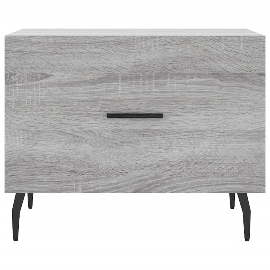 Couchtische 2 Stk. Grau Sonoma 50x50x40 cm Holzwerkstoff - Pazzar.ch