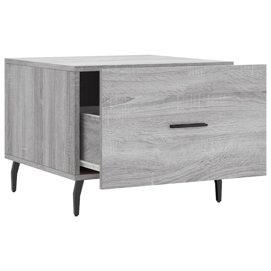 Couchtische 2 Stk. Grau Sonoma 50x50x40 cm Holzwerkstoff - Pazzar.ch