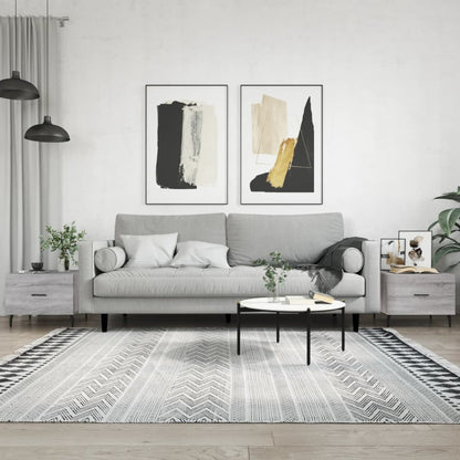 Couchtische 2 Stk. Grau Sonoma 50x50x40 cm Holzwerkstoff - Pazzar.ch